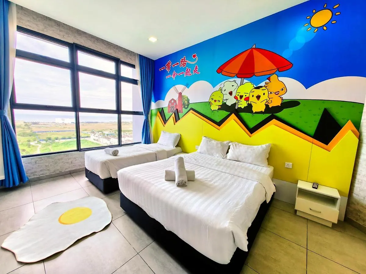 公寓 Lovely chicks homestay 小转鸡主题民宿atlantis residence melaka